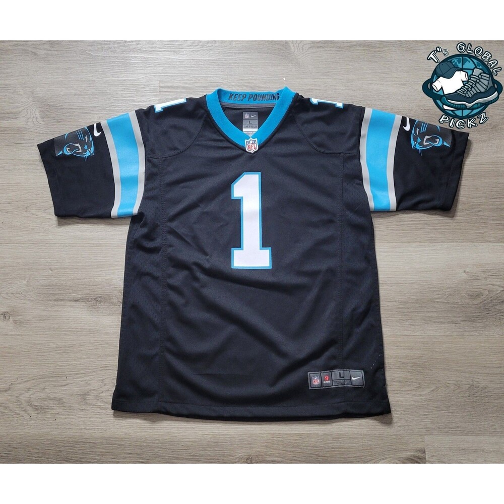 Nike NFL Carolina Panthers Youth size Large 14/16 Football Jersey Cam Newton #1